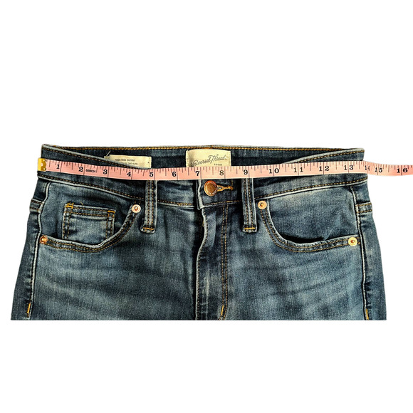 Universal Thread Blue High Rise Skinny Jeans Womens Size 4 - Picture 6 of 8